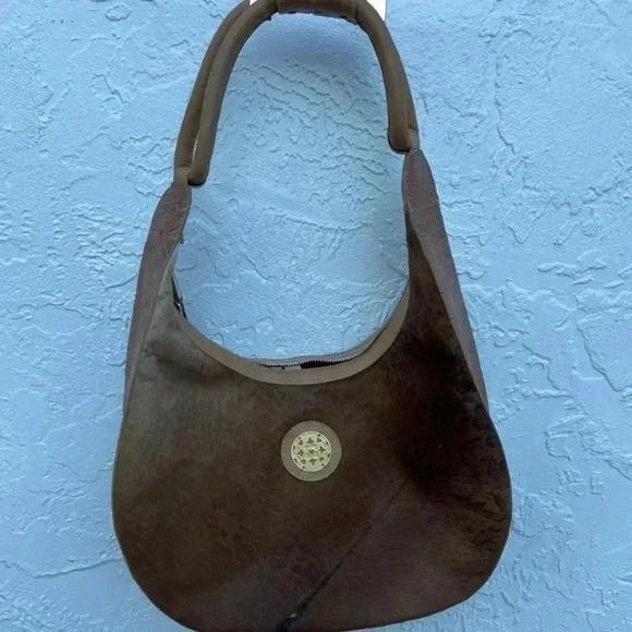 Sanangel Womens Boho Style Three Leather Texture Shoulder Bag Brown - Picture 3 of 16